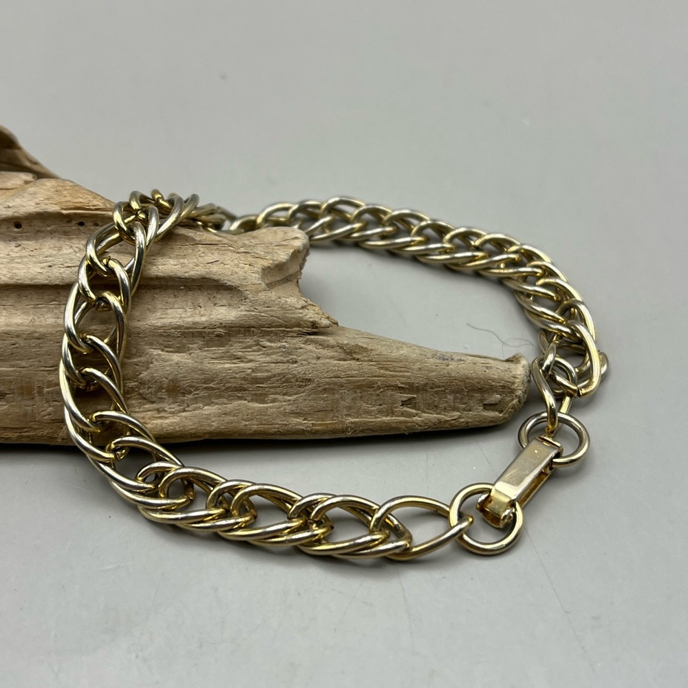 Bold Gold Chain Bracelet -Statement Piece